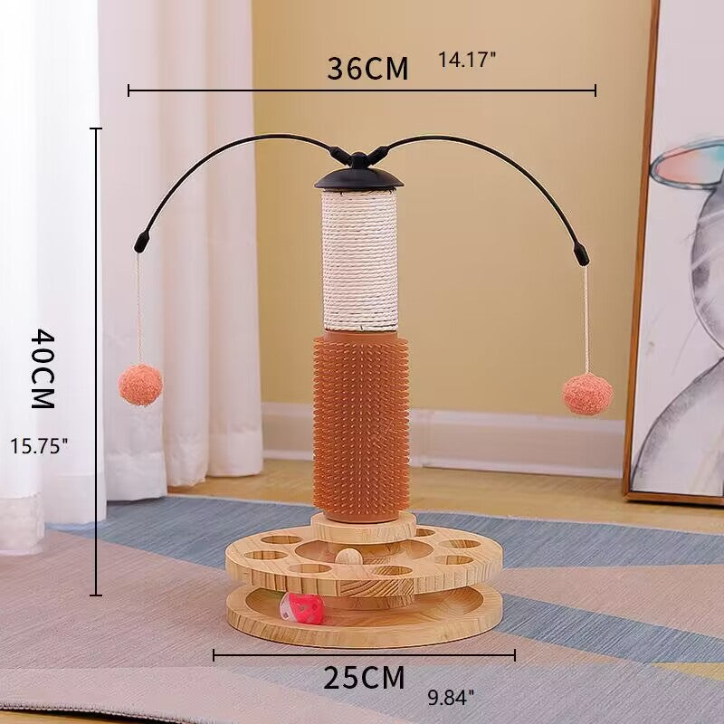 Cat Claw Sharpener, Pet Supplies, Popular, Stable, Durable, Long Lasting, Vertical Type, Natural Hemp Twine, Easy Assembly