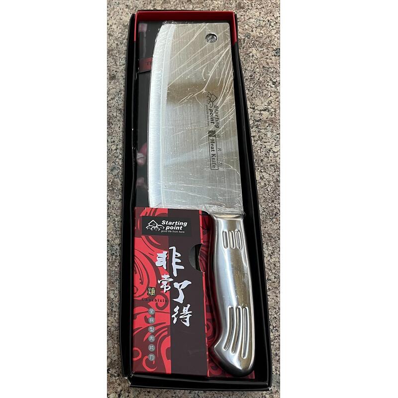 The starting point is very good Steel handle knife