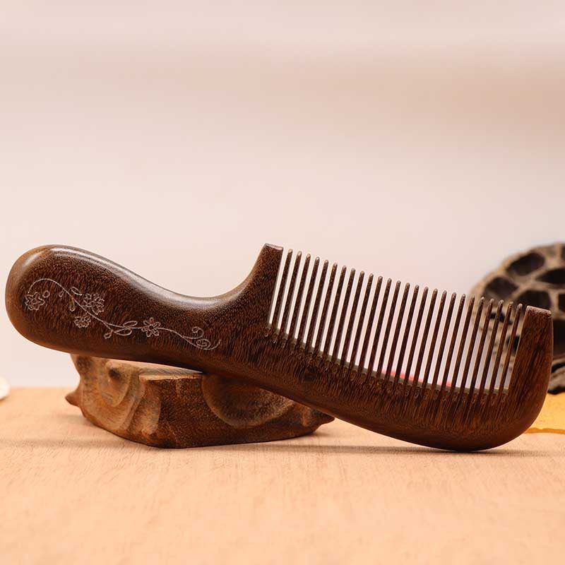 Green Sandalwood Comb