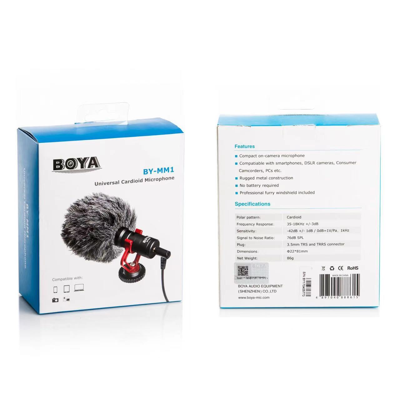 Mobile phone live camera SLR interview microphone recording universal condenser microphone