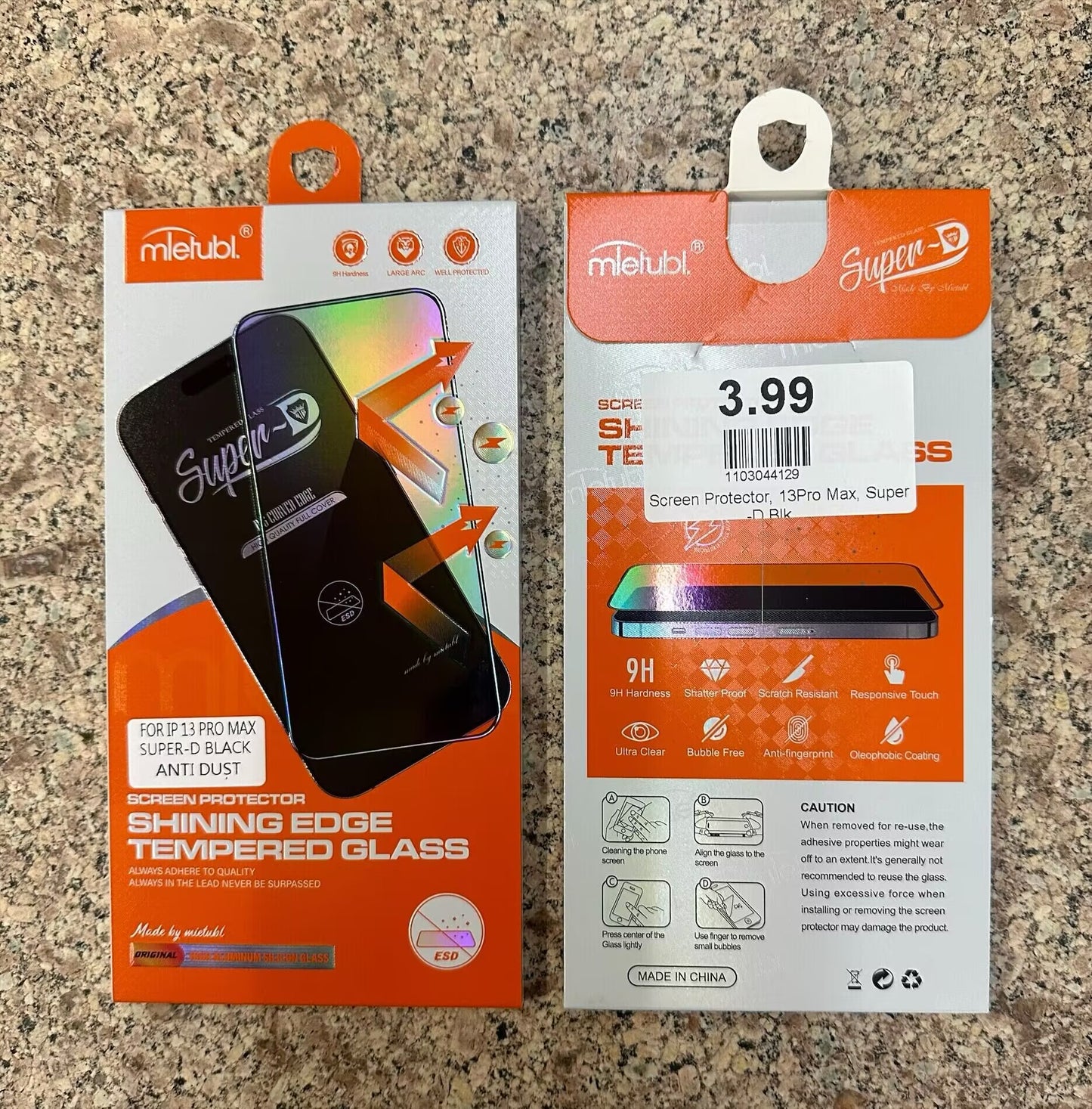 Super D tempered glass screen protector