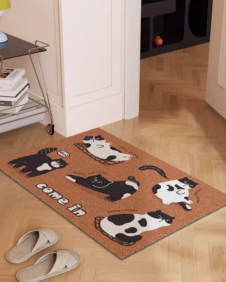 Japanese retro floor mat