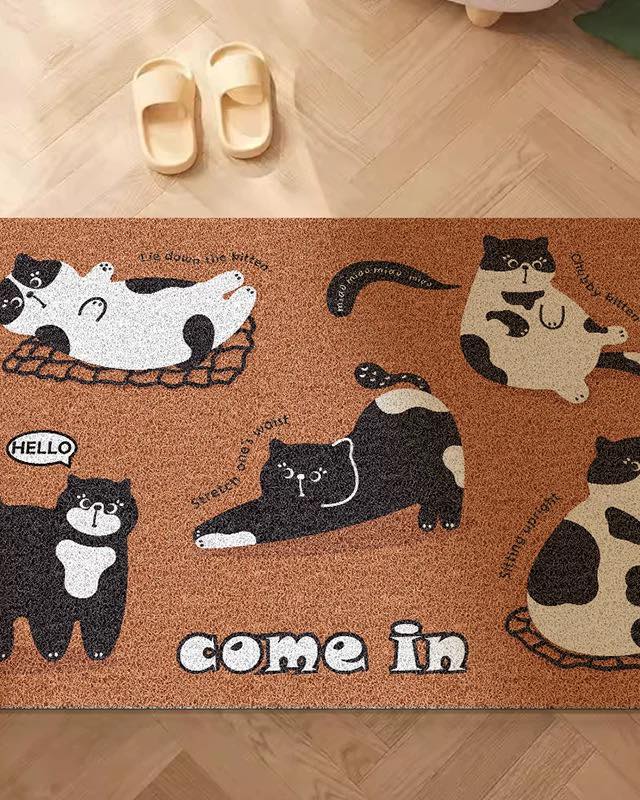 Japanese retro floor mat