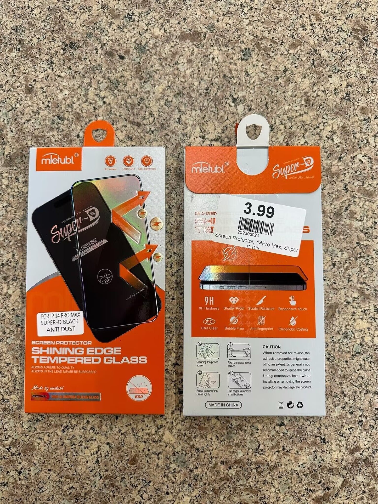 Super D tempered glass screen protector