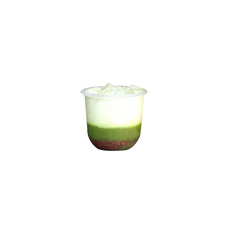 Disposable dessert cup with lid 25pcs.5.4oz