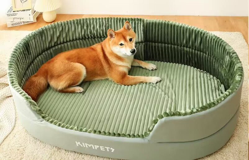 Dog Bed, Washable Pet Bed for Puppy and Kitten, Soft and Comfortable Cat Bed with Non-Slip Bottom, Pet Bed for Good Support