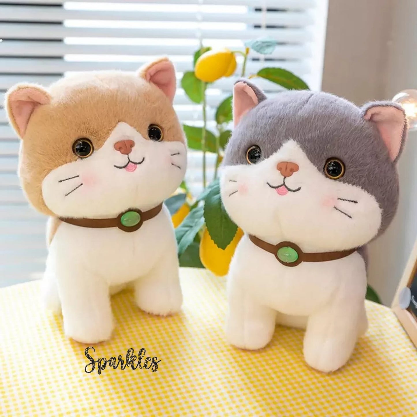 Cute cat plush toy boutique 8 inch grab machine doll doll children's doll activity gift