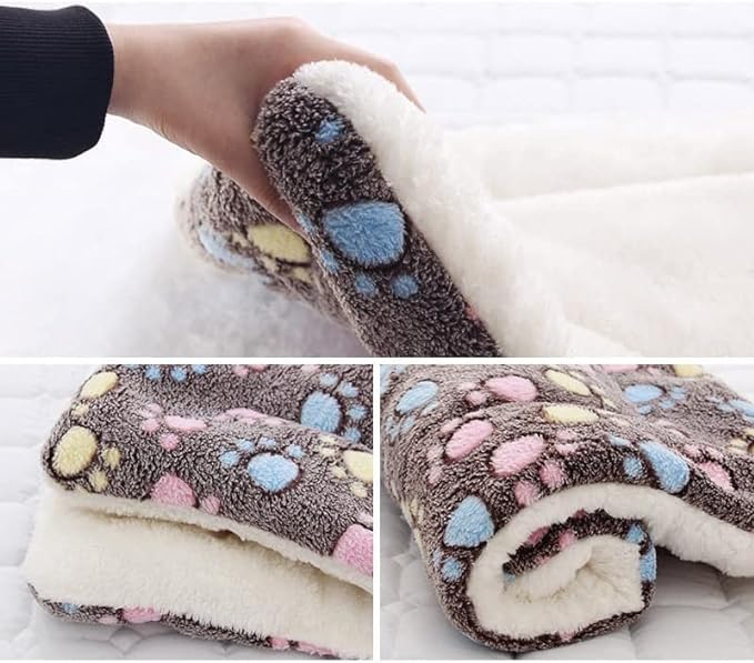 Thickened Dog Bed Mat Soft Pet Sleeping Mat for Dogs Cats Winter Warm Pet Blanket