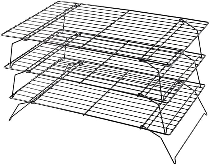 Three-layer baking and cooling rack