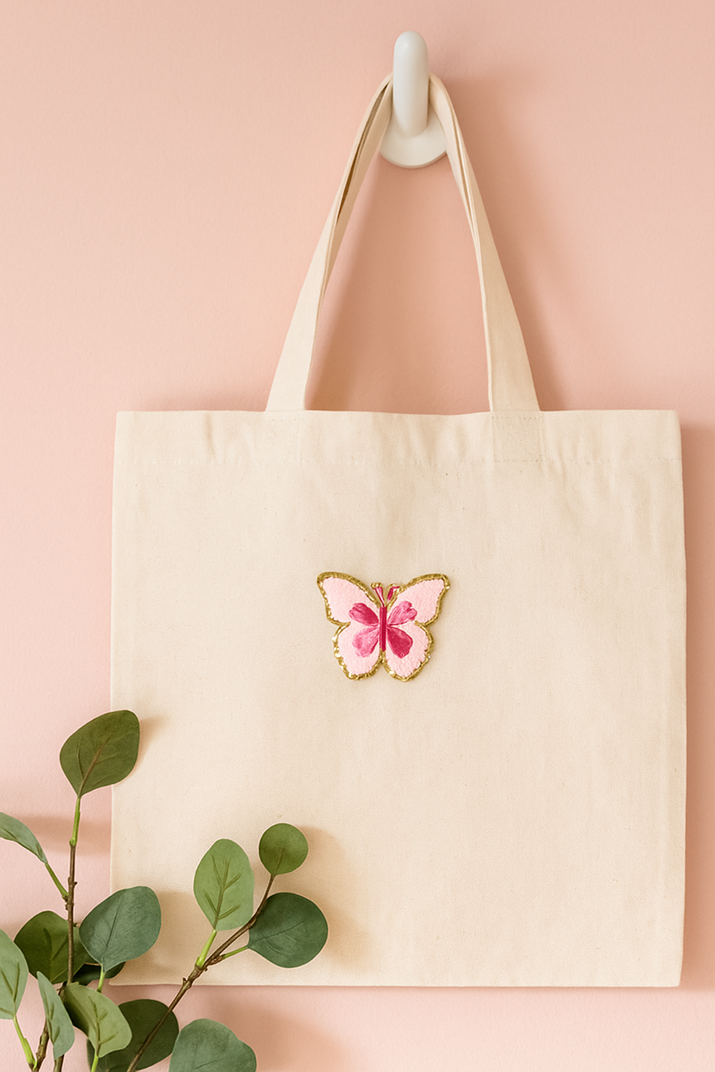 Pink Collection Chenille Glitter Fabric Iron-on Patches Chenille Patches