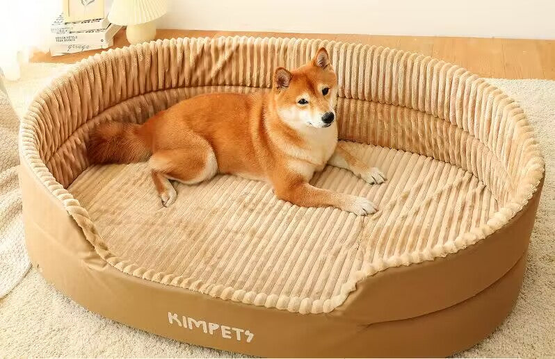 Dog Bed, Washable Pet Bed for Puppy and Kitten, Soft and Comfortable Cat Bed with Non-Slip Bottom, Pet Bed for Good Support