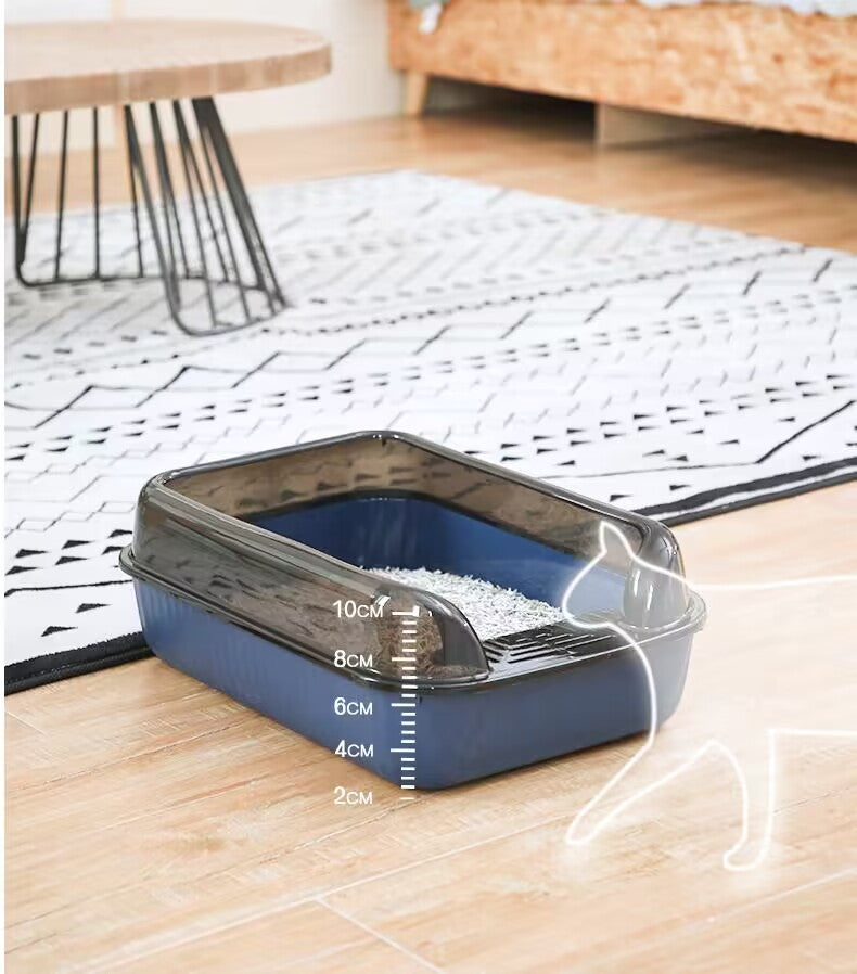 Plastic cat litter box retro