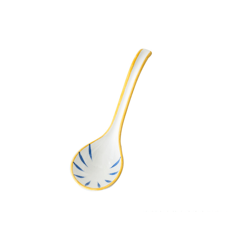 Japanese spoon ceramic soup spoon