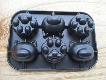 Silicone Lollipop Tray Cat Mold