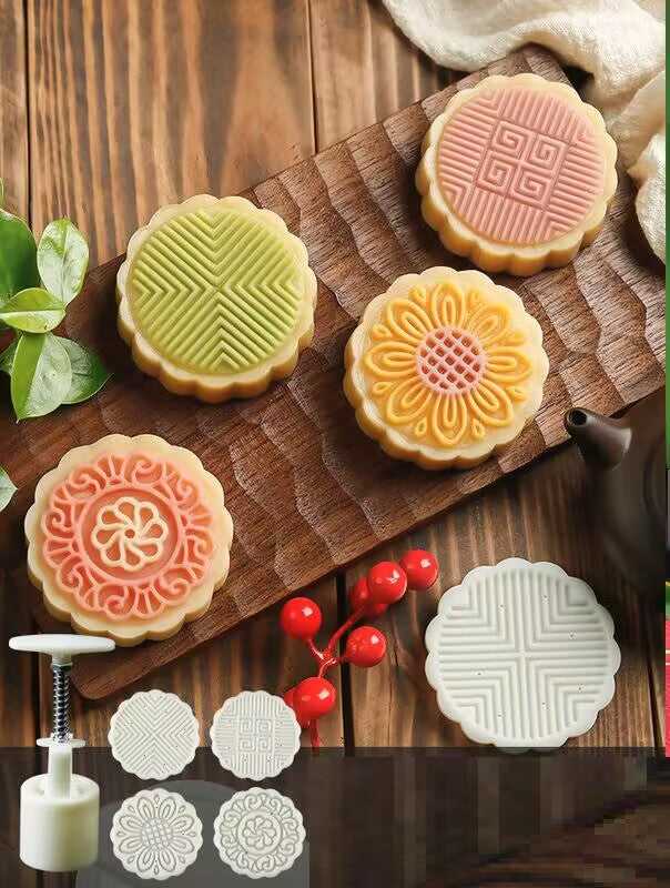 3D Round Mould w/4pc, 100g/3.527oz