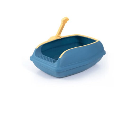 Cat Litter Tray Semi-Closed with High Sides Mobile Fence Cat Litter Tray Open Top Large Cat Litter Tray Cat Litter Tray Cat Litter Tray Travel Toilet