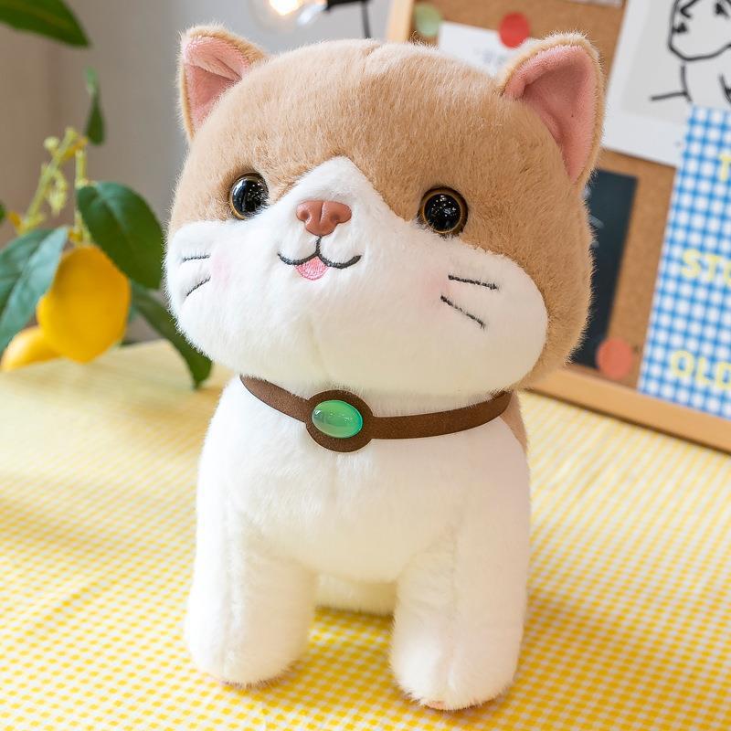 Cute cat plush toy boutique 8 inch grab machine doll doll children's doll activity gift