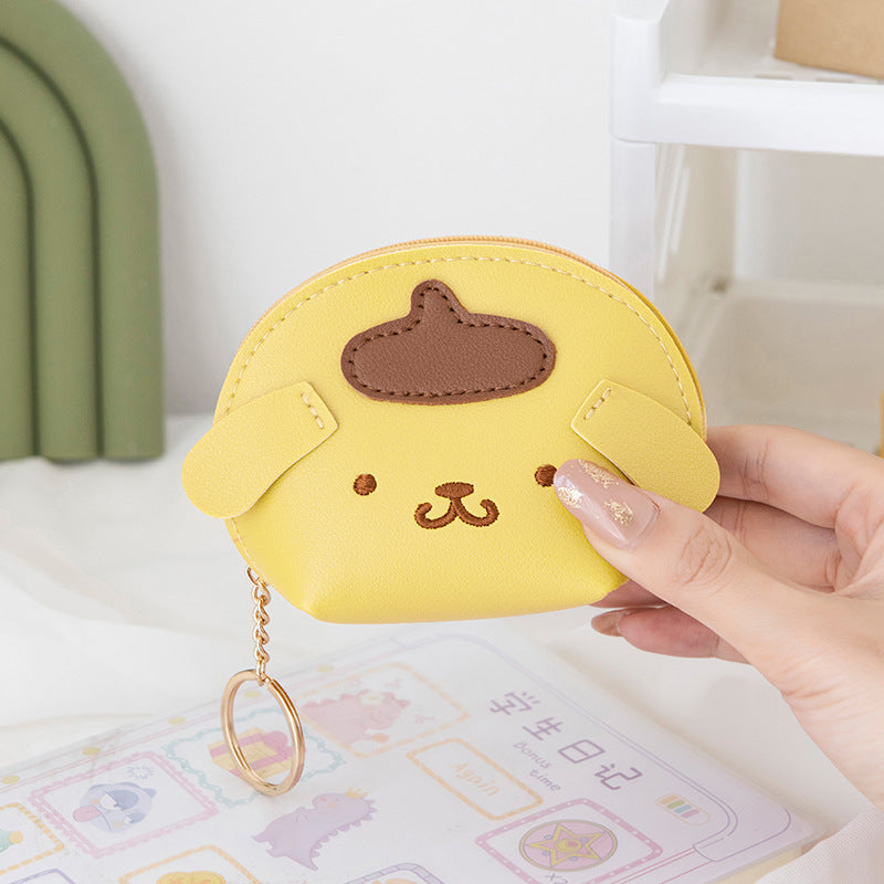 Cute Coin Purse Gift Set with Keychain Sticker Pack for Women