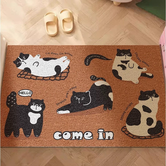 Japanese retro floor mat