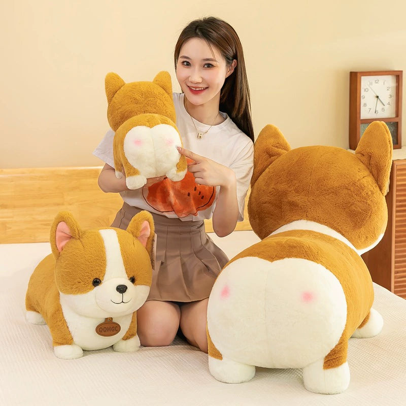 Cute corgi pillow/sofa companion/office healing artifact 25cm
