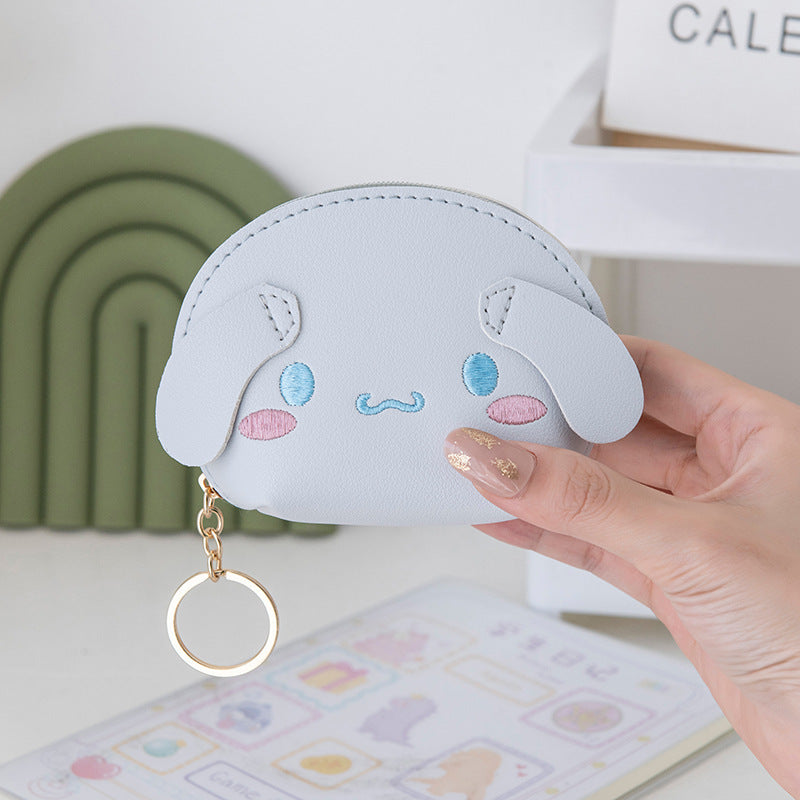 Cute Coin Purse Gift Set with Keychain Sticker Pack for Women