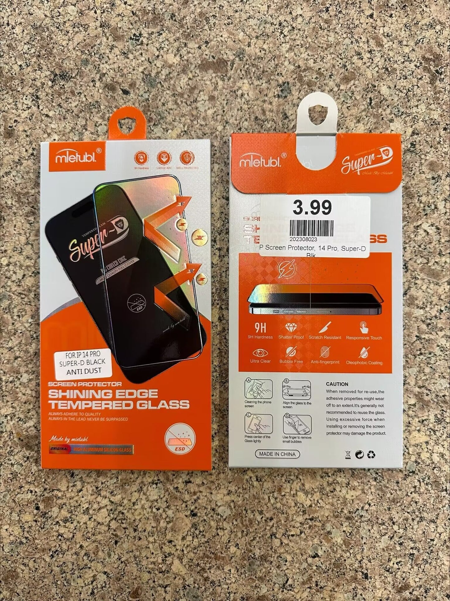 Super D tempered glass screen protector