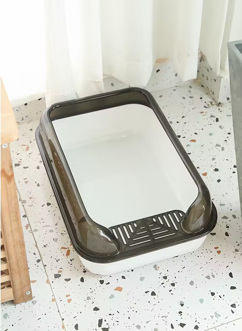 Plastic cat litter box retro