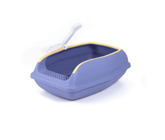 Cat Litter Tray Semi-Closed with High Sides Mobile Fence Cat Litter Tray Open Top Large Cat Litter Tray Cat Litter Tray Cat Litter Tray Travel Toilet