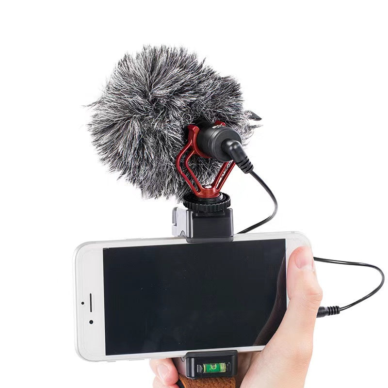 Mobile phone live camera SLR interview microphone recording universal condenser microphone