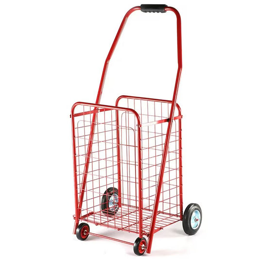 303 Square Shopping Cart-Red Blue  (Metal)