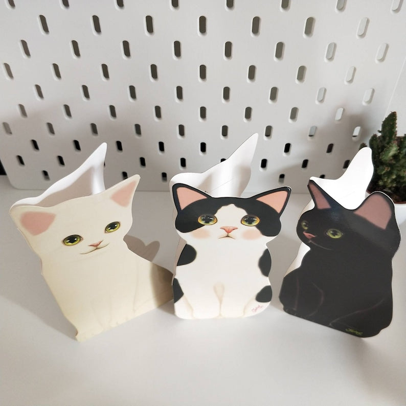 Cat - Pop Up 3D Card Greeting Card Birthday Card Cute Standing Animals Card