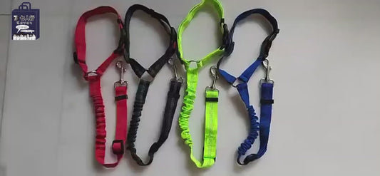 Dog Seat Belt Harness Dog Cat Leads Car Seat Belt Vehicle-upgrade elastic