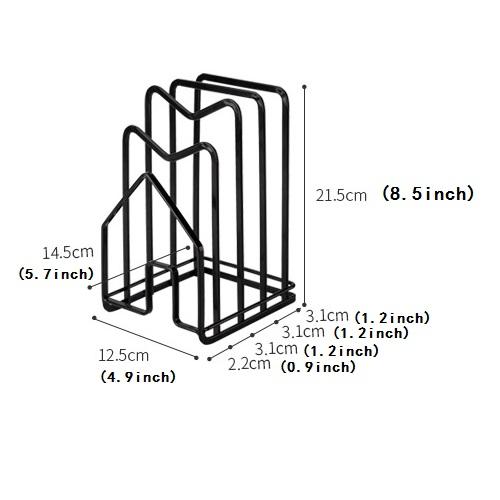 Multifunctional kitchenware cutting board rack