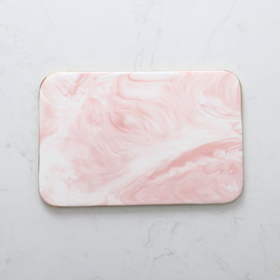 Wedding Gift"Blue" Marble Tray/ Cutting board - sumi