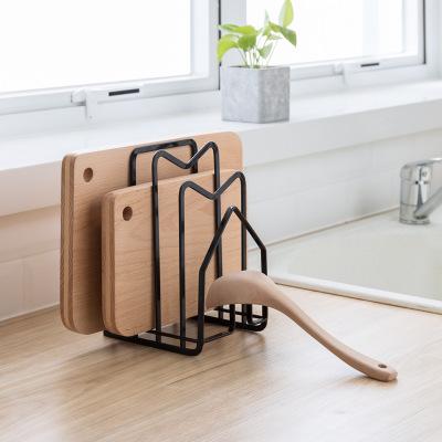 Multifunctional kitchenware cutting board rack