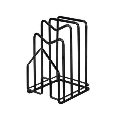 Multifunctional kitchenware cutting board rack