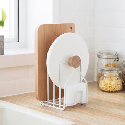 Multifunctional kitchenware cutting board rack