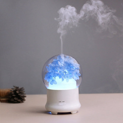 Ultrasonic Humidifier Essential Oil Aroma Diffuser Night light Cool Mist Humidificador With Flower - sumi