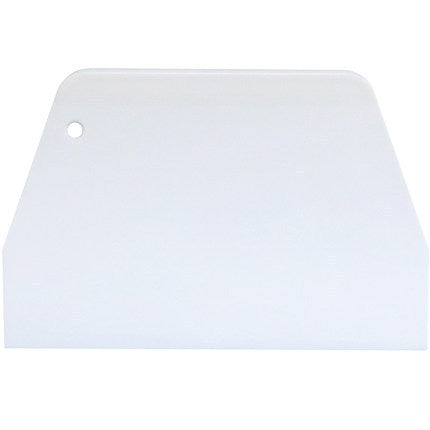 Trapezoidal scraper white