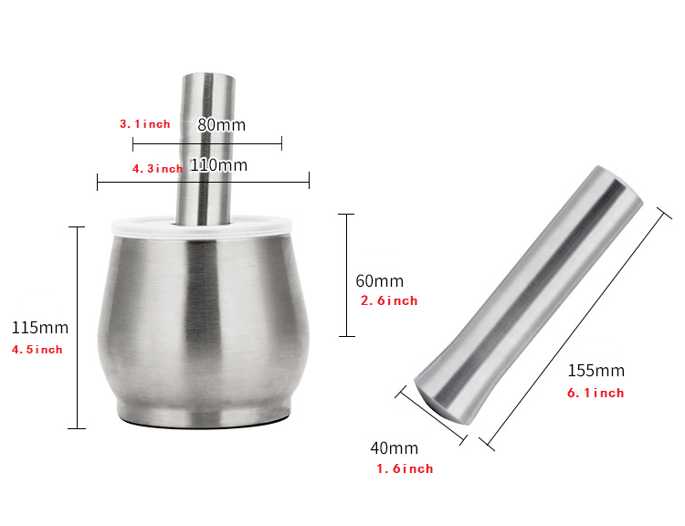 SS Mortar (different size)