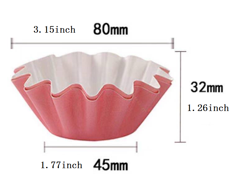 Japanese baking muffin cup .3.15" 50pcs/pack