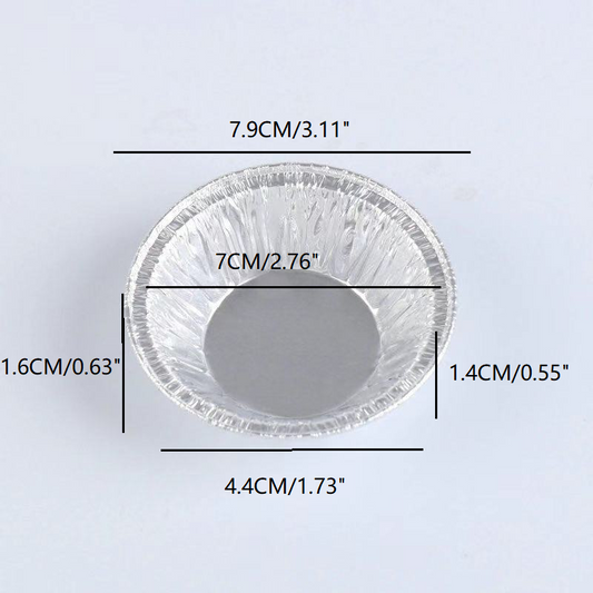 Baking Aluminium Foil .Top Out 79mm/3.11inch / PC