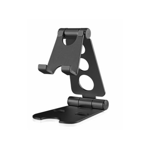 Aluminum alloy double folding mobile phone and tablet stand