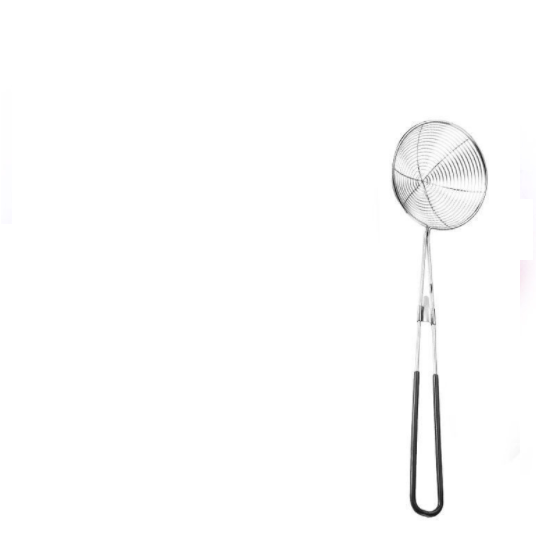 Ladle Strainer w/Blk Holder  (different size)