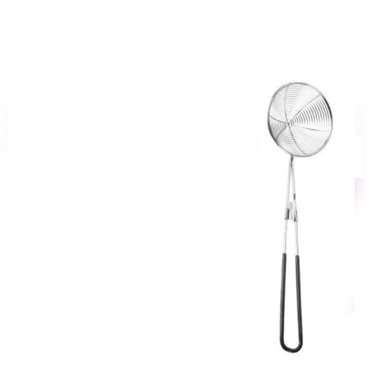 Ladle Strainer w/Blk Holder  (different size)