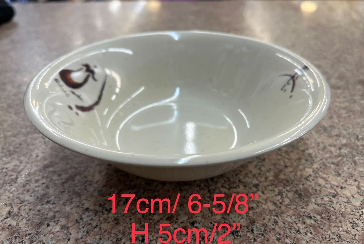 Rice Bowl, Melamine, 6.75X3 inch