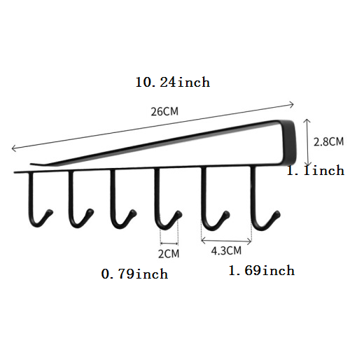 Punch-free cabinet hook