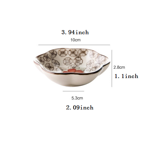 Japanese style saucer dish - sumi