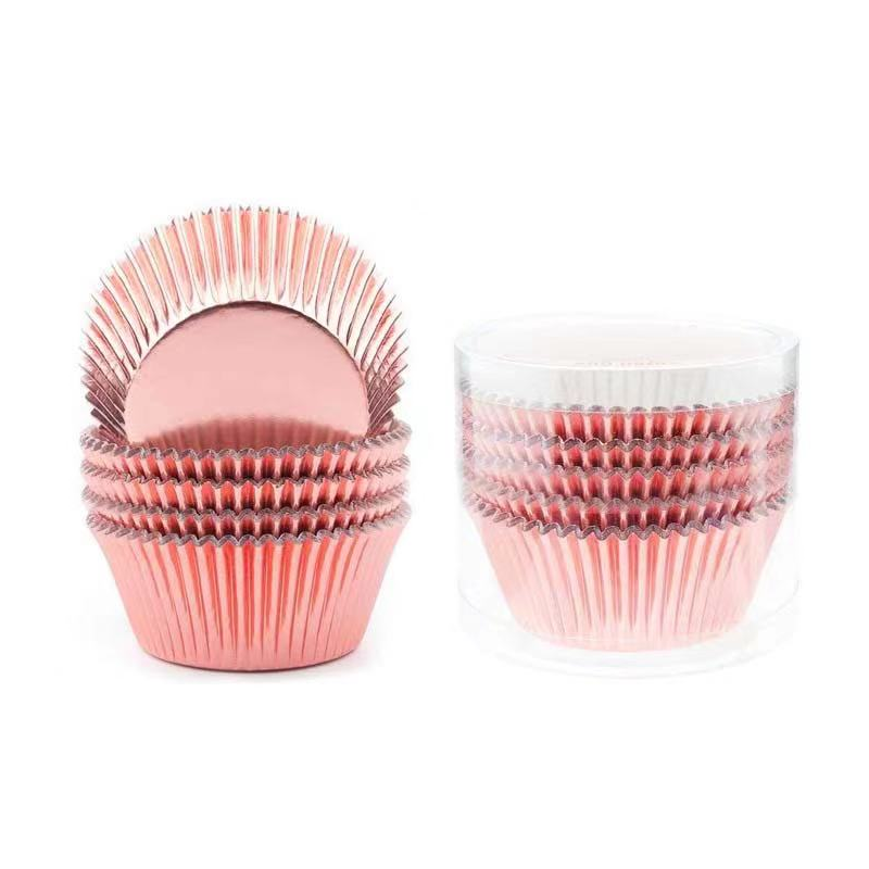 PVC tube baking cake paper cups.2.95"( 100 pcs/pack）