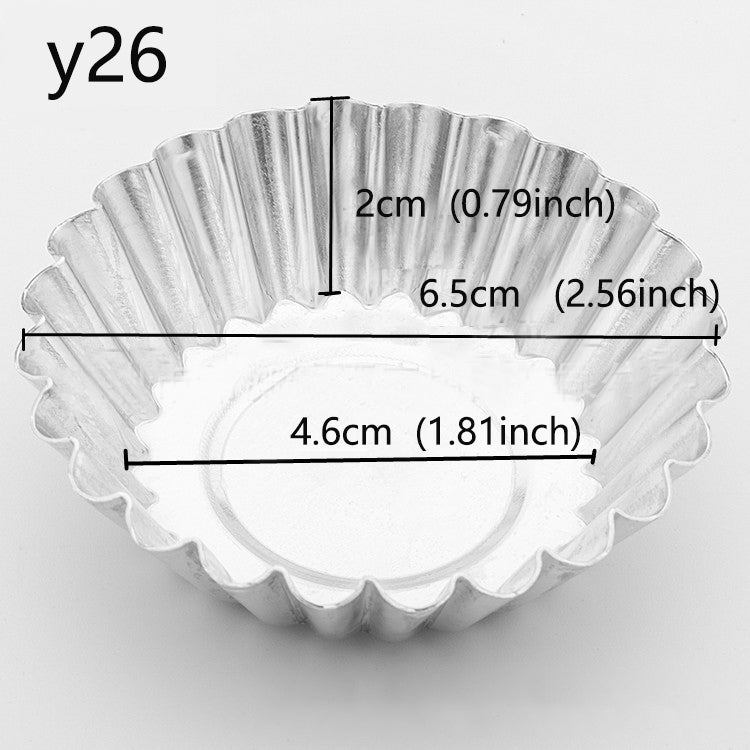 Tart mould  for baking chrysanthemum flower (reuse) 10pcs - sumi